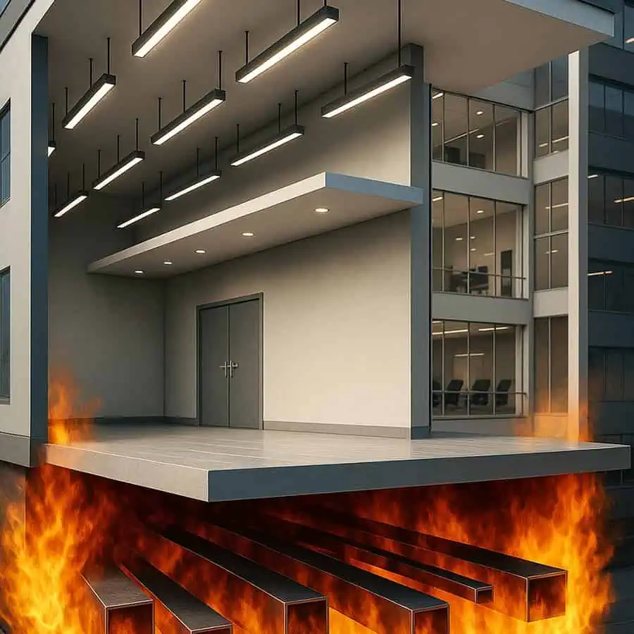 VS Panel Seal for Glass Facade (VSPS120GF) Prevents the Spread of Fire